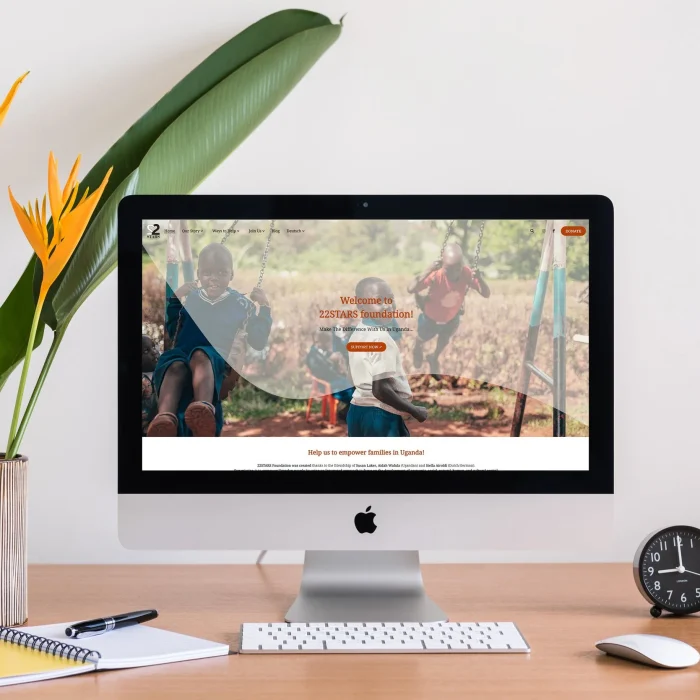 22STARS foundation website redesign