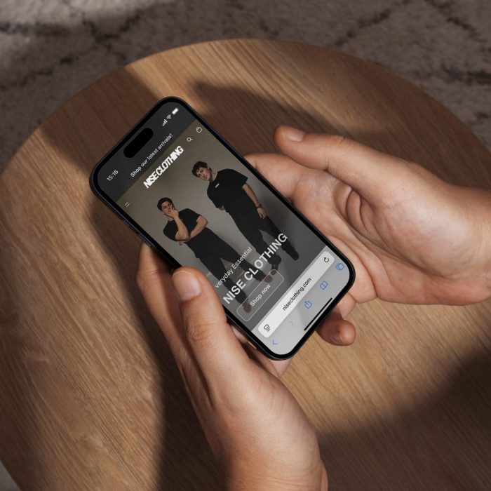 Niseclothing Shopify e-commerce website design